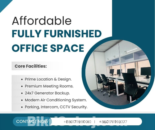 Premium Furnished Office Space for Rent – Bashundhara R/A